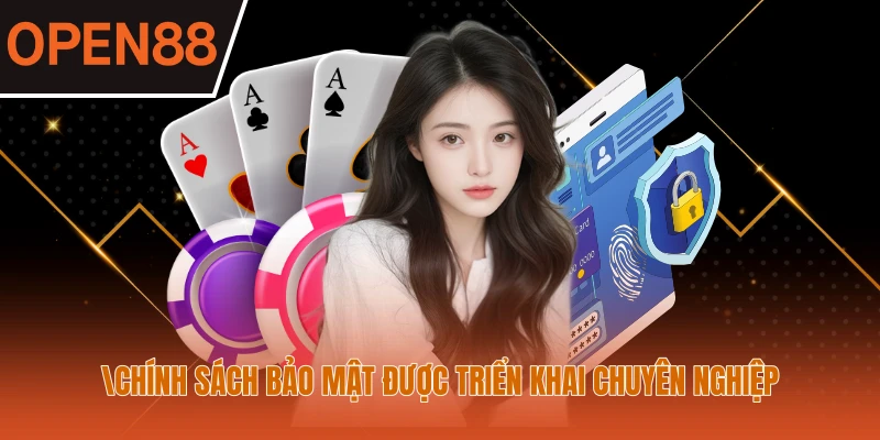 Chính sách bảo mật được triển khai chuyên nghiệp