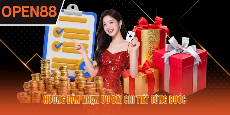 Hướng dẫn nhận ưu đãi chi tiết từng bước